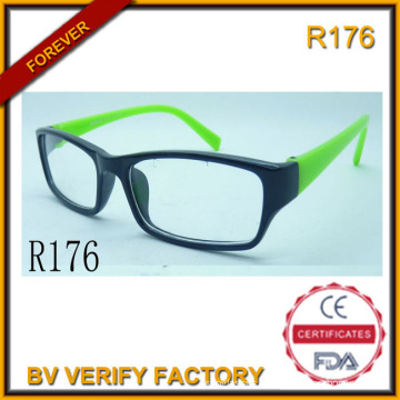 Assurance de commerce gros cadre en plastique transparent Lunettes (R176) de lecture